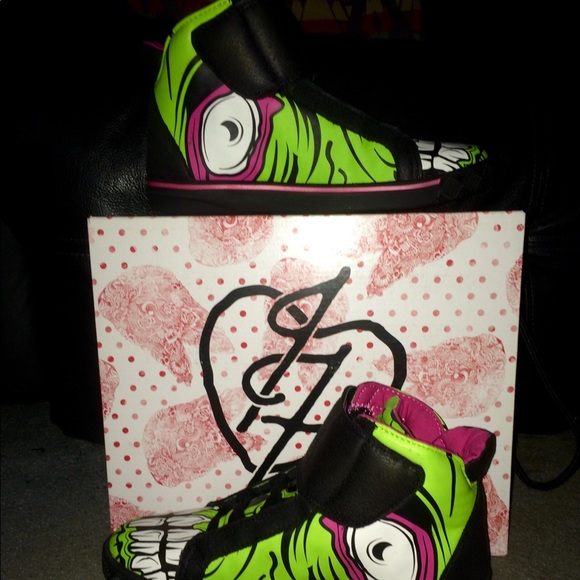 Iron Fist Shoes - New in box. Rare, iron fist zombie sneakers